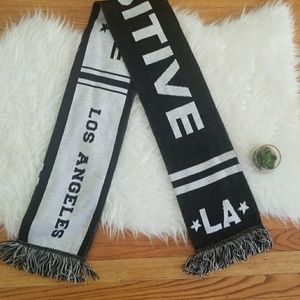 Los Angeles Positive Dark Navy White Sports Scarf